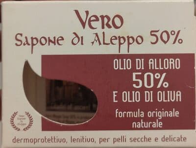 Vero sapone di Aleppo 50%