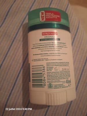 Deo Stick Originale Extra Asciutto Borotalco