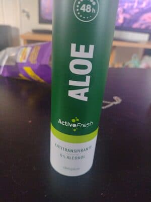 Desodorante aloe antitranspirante