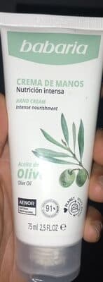 Crema manos oliva