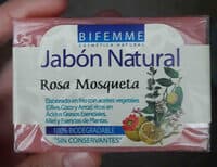 Jabon natural rosa mosqueta