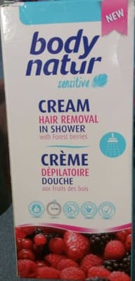 Crème dépilatoire douche aux fruits des bois