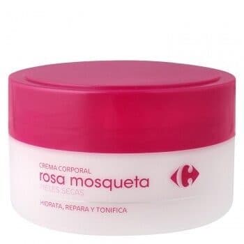 Crema corporal rosa mosqueta pieles secas