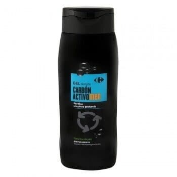 Gel de baño carbon activo men