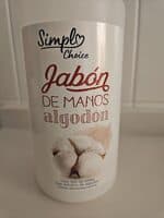jabón de menos algodon