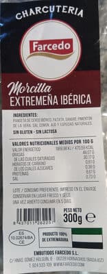 Morcilla Extremeña Ibérica.