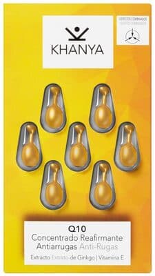 Perlas faciales Q10 concentrado reafirmante antiarrugas