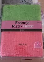 Esponja de baño rizo suave