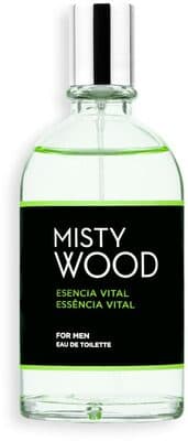Eau de toilette hombre Misty Wood Esencia vital