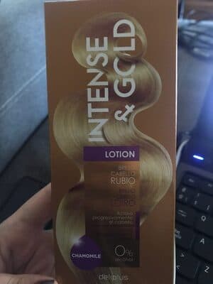 Intense & gold lotion