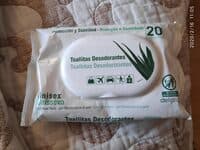 Toallitas desodorantes