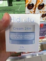 Crema facial hidrata ácido hialurónico y aloe vera