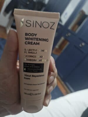 Sinoz Vücut Beyazlatıcı Kararma Karşıtı Krem 100 ml