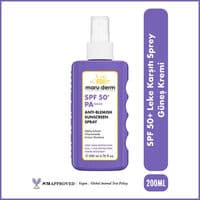 Maruderm 50+SPF Leke Karşıtı Vücut Güneş Spreyi 200 ml
