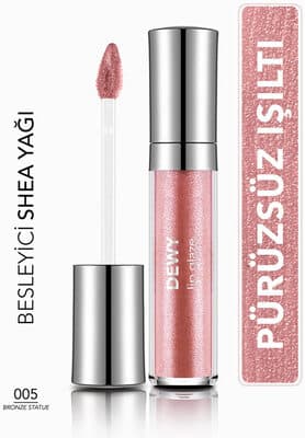 Flormar Dewy Lip Glaze Dudak Parlatıcısı 005 Bronze Statue