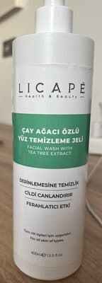 Licape Çay Ağacı Özlü Yüz Temizleme Jeli 400 ml