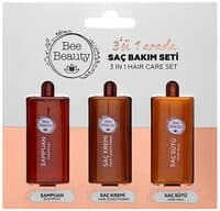 Bee Beauty 3'ü 1 Arada Seyahat Seti 3 x 10 ml (Şampuan + Saç Kremi + Saç Sütü)