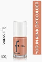 Flormar Full Color Ekstra Yoğun Pigmentli Oje FC45 Peach Sparkler