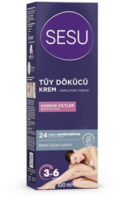 Sesu Tüy Dökücü Krem Hassas Ciltler 100 ml
