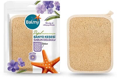 Balmy Doğal Sabun Dolgulu Banyo Kesesi