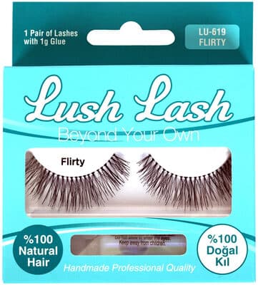 Lush Lash Doğal Kıl Flirty Takma Kirpik LU-619