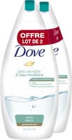 Dove Gel Douche Eau Micellaire Peau Sensible 400ml Lot de 2