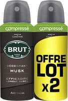 Brut deo musk 2x100 ml