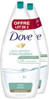 Dove Gel Douche Eau Micellaire Peau Sensible 400ml Lot de 2