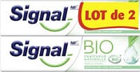 Signal Dentifrice Bio Fraîcheur Naturelle 2x75ml