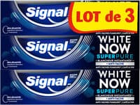 Signal White Now Dentifrice Super Pure 3x75ml