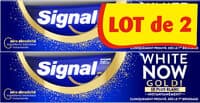 Signal White Now Dentifrice Gold 2x75ML