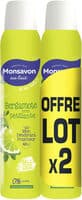 Monsavon Déodorant Femme Spray Bergamote Très Pétillante 2x200ml