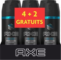 AXE Déodorant Homme Spray Menthe Glaciale & Citron Spray Lot 6x150ml