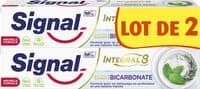 Signal Integral 8 Dentifrice Nature Elements Fraîcheur & Détox 2x75ml