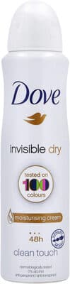 Dove W Deo Invisible Dry 150ML 6x