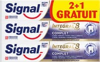 Signal Intégral 8 Dentifrice Complet Tube Lot de 2+1 offert x 75ml