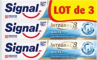 Signal Dentifrice Integral 8 White 75ml Lot de 3