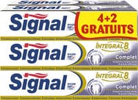 Signal Integral 8 Dentifrice Complet Tube Lot 4+2 Offerts x 75ml