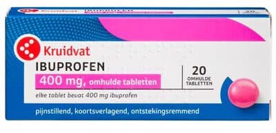 Kruidvat Ibuprofen 400mg Omhulde Tabletten