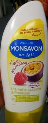 Bulle gourmande, Lait, Fruit de la passion & Framboise
