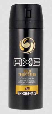 Axe Déodorant Homme Spray Gold Temptation Frais 48h 150ml