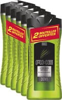 AXE 3en1 Gel Douche Homme Lendemain Difficile Format XL Lot 4+2 offerts x400ml