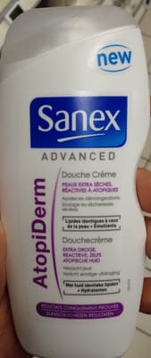AtopiDerm douche crème peaux sèches, réactives à atopiques