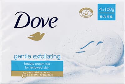 Dove Savon Lavant Antibactérien Exfoliant Doux