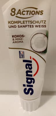 Zahnpasta 7 Actions Komplettschutz und sanftes Weiß, Kokos & Minze