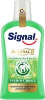 Signal Integral 8 Bain de Bouche Antibactérien Fraîcheur Naturelle aux Extraits de Citron & d'Aloe Vera Flacon 500ml