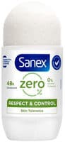 Sanex Zero% respect control deodorant roller