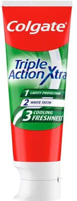Colgate Triple action xtra fresh tandpasta