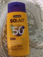 kruidvat Solait kids sunmilk 50+ very high