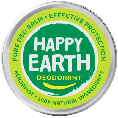 Happy Earth 100% Natural Bergamot Deodorant Balm